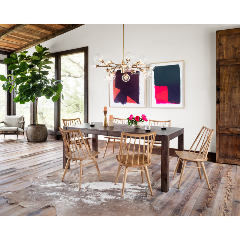 Mateo Handmade Cowhide Brown Rug