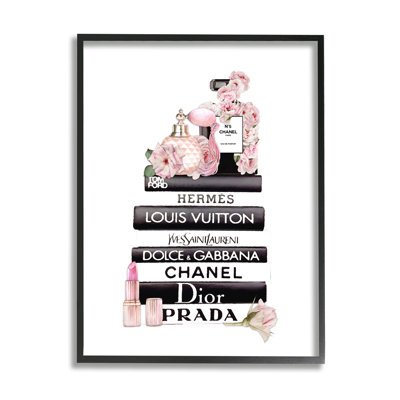" Chic Pink Toiletry Cosmetics Glam Fashion Books "