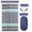 Rideau de douche Nathale avec crochets inclus