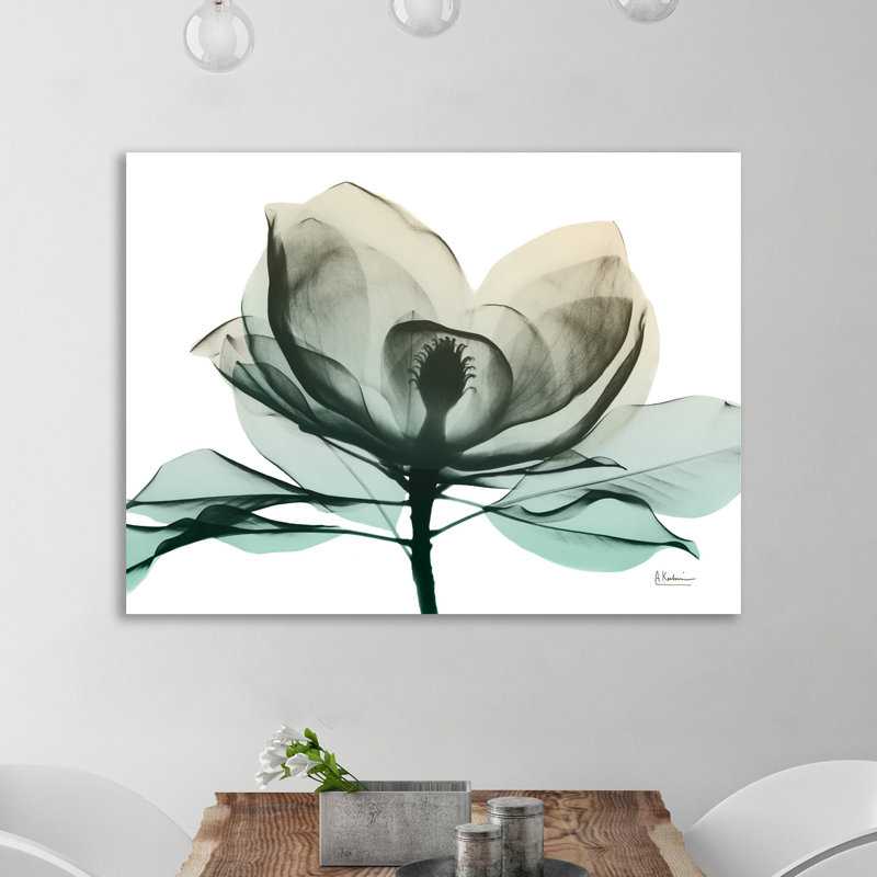 Emerald Magnolia 2 - Wrapped Canvas Print, 30 cm H x 41 cm W