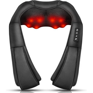 Neck Massager, Deep Tissue 3D Kneading, By Ikristin, Portable, With Heat, Shiatsu Massager For Neck, Back, Shoulder, Foot And Leg, At Home And Car, Suitable For Women And Men (Black)