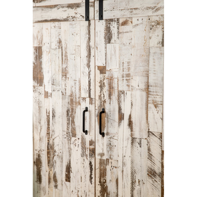 Reclaimed Whitewashed Wall Planks