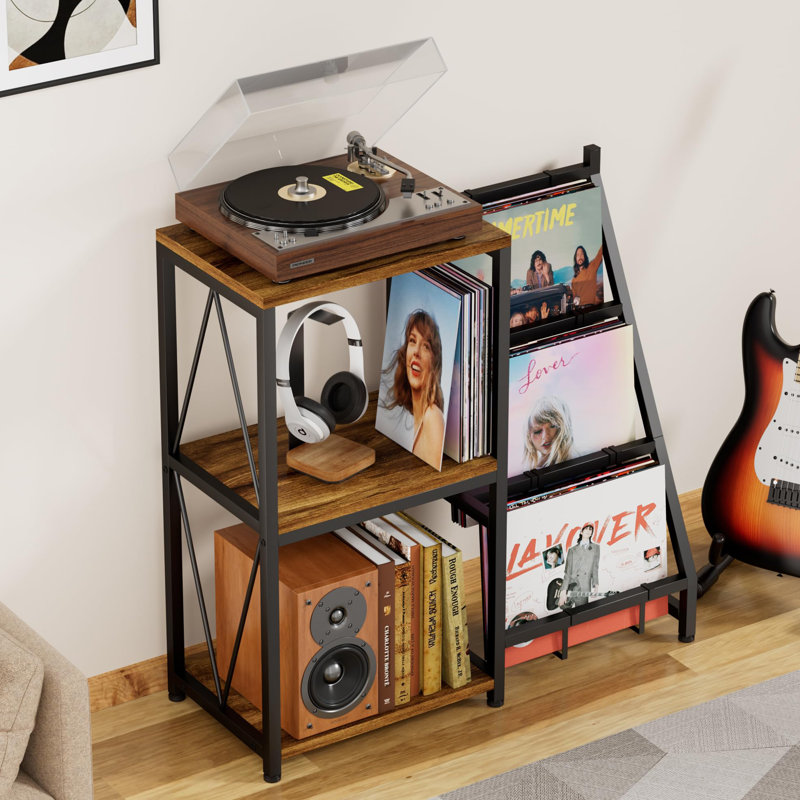 H Media Shelves, Black