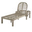 Ensemble de 2 chaises longues d'extérieur, fauteuil inclinable en bois d'acacia de qualité supérieure avec dossier arqué, dossier réglable à 5 positions-950699674