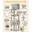 Arbre à chat 79,9 pouces pour chats d'intérieur, poteau à griffes multicouches avec grande plateforme, 2 grottes, 7 poteaux en sisal, pompons, panier à chat, hamac, convient aux chats, gris clair-489551145-489551146