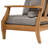 Clairmont 4 Piece Teak Outdoor Conversation Set-112909300