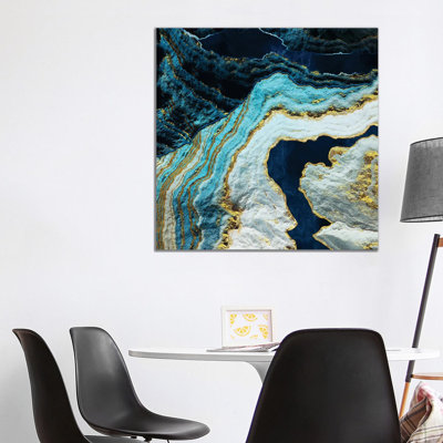Aerial Ocean Abstract - Print on Canvas
