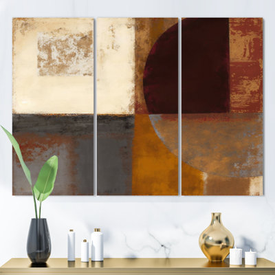 " Chocolate Brown Elementary V " 3 - Pieces