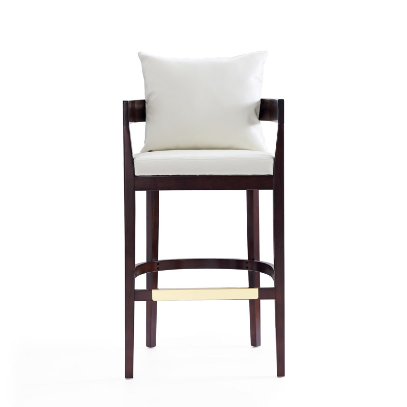 Tabouret de bar Ritz Mid-Century, Noir, Tabouret de bar (siège d'une hauteur de 30,5 po)