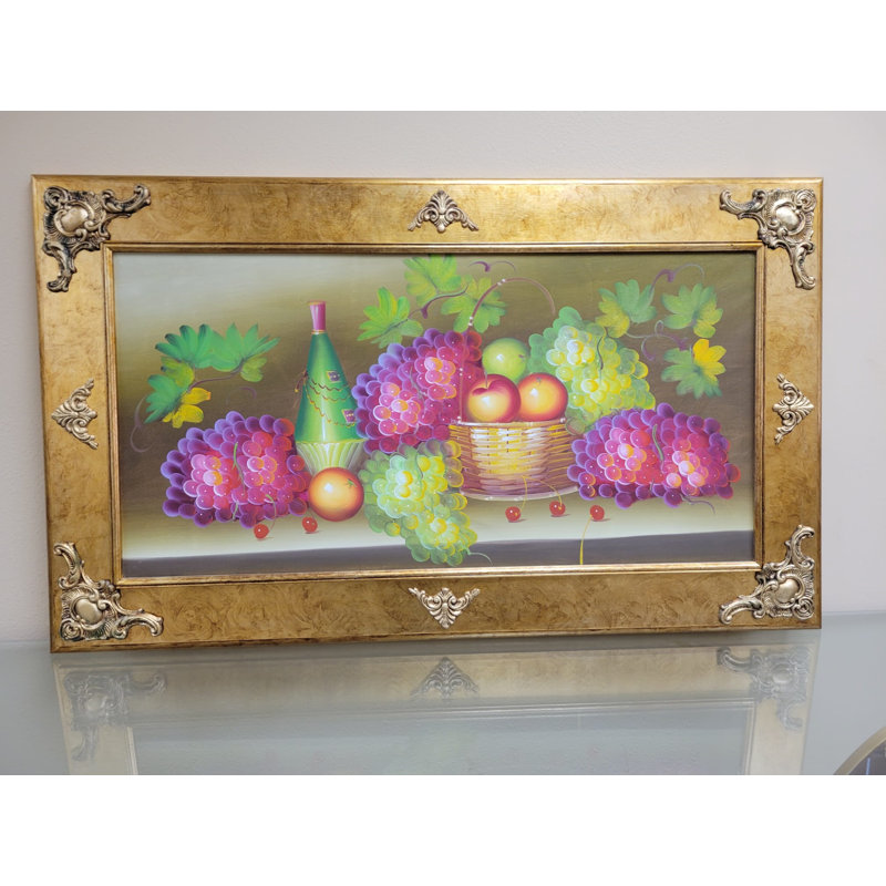Bari Fruit Basket And Lamp;Bari Fruit Basket And Lamp Painting