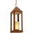 1 - Light Cocoa Brown Lantern Pendant