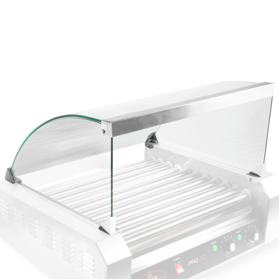 Olde Midway Glass Cover For 11 Roller Hot Dog Cooker