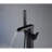 Matte Black Bathroom Faucet With Hand Shower - Freestanding Tub Filler, Floor Mounted, Single Handle, And Corrosion Resistance For Style Bathtub Mounted Long-Lasting