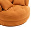 Simple, éponge en chenille, sans assemblage, fauteuil-lit pour chambre à coucher, salon, orange, housse lavable, forme compacte, 3 coussins assortis, assemblage en éponge requis, salon moderne, structure,-661506247