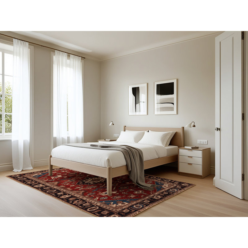 Tapis brun lavable à la machine, Rectangle 5 pi x 7 pi