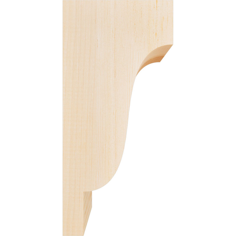 Newport Corbel, H 16 po x l 5,5 po x P 8 po, Sapin de Douglas, Lisse