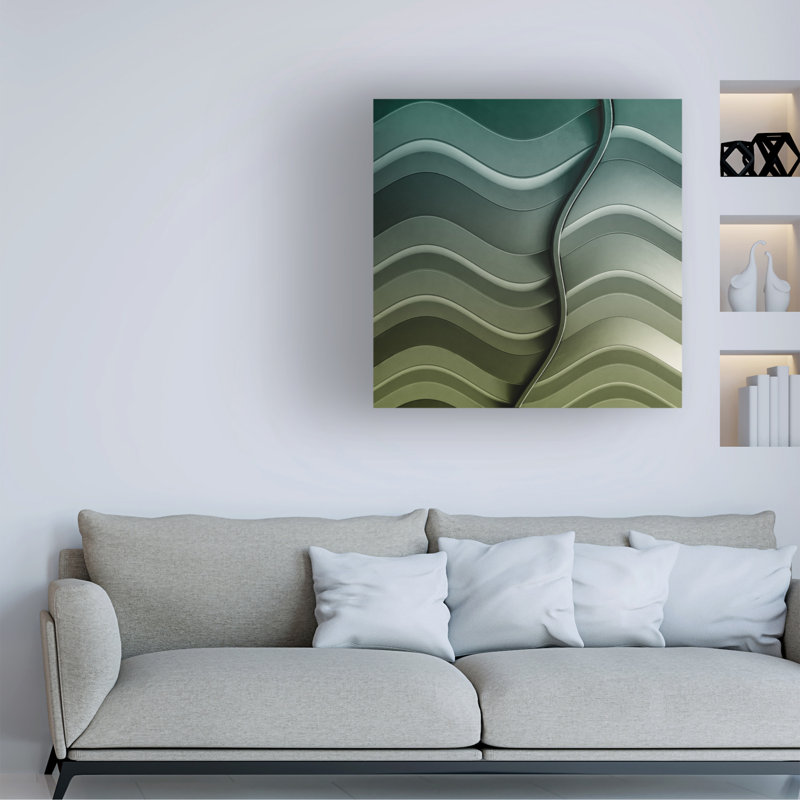 Art de Luc Vangindertael, 18" H x 18" W