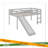 Loft Bed With Slide, Multifunctional Design, Twin-2021827870