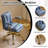 24" W Swivel Upholstered PU Office Chair-1377498466