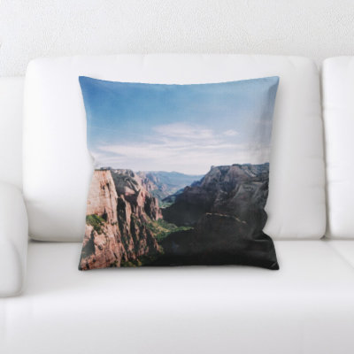 Microsuede Reversible Throw Pillow
