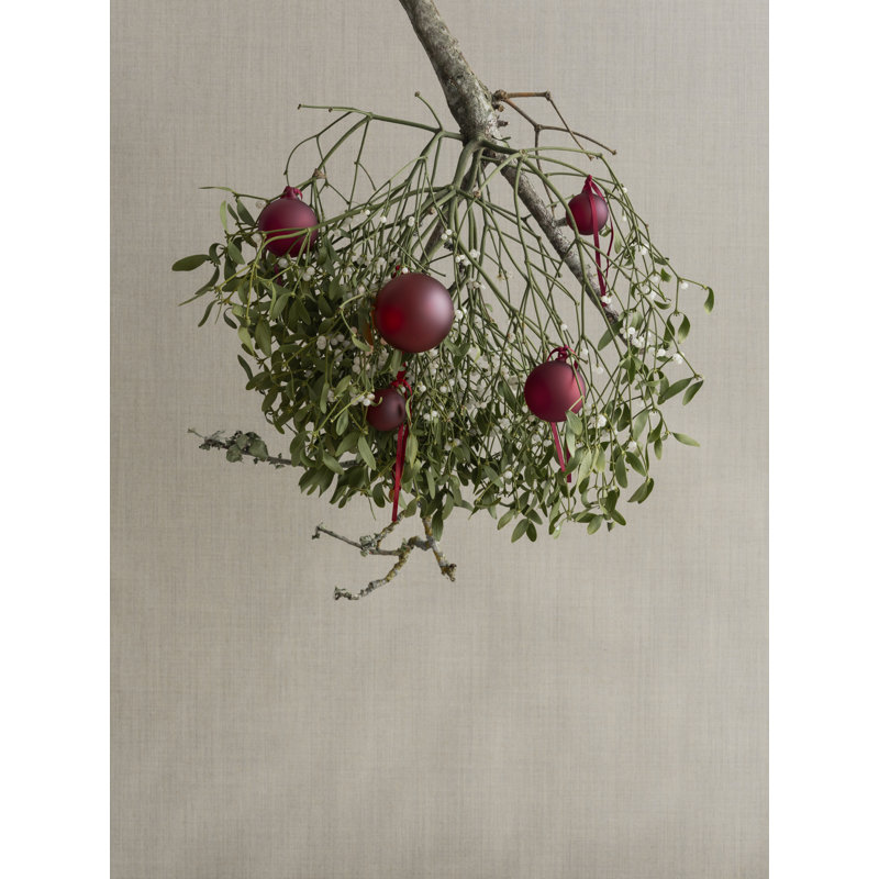 JUHLA Matte Glass Ornament, Cream