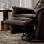 Fauteuil inclinable pivotant avec repose-pieds manuel Global