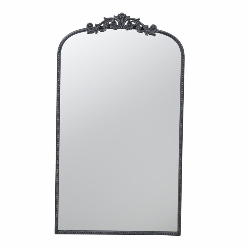 24" Arch Mirror, 41.7" x 24", Black