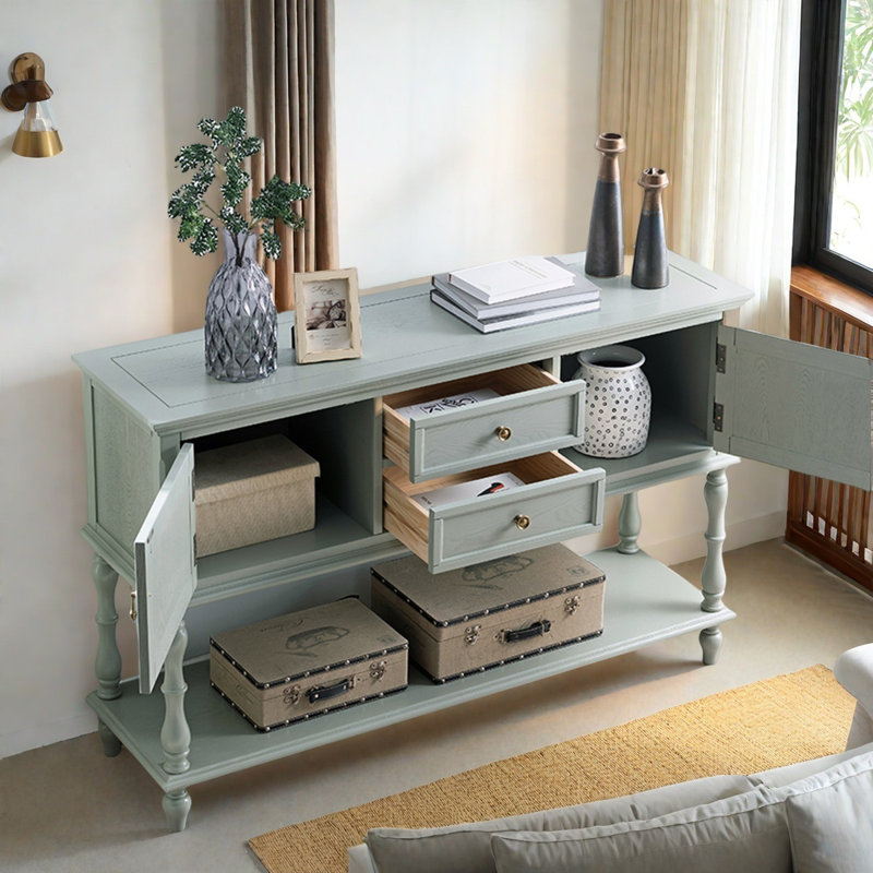 Retro Simple Solid Wood Sideboard