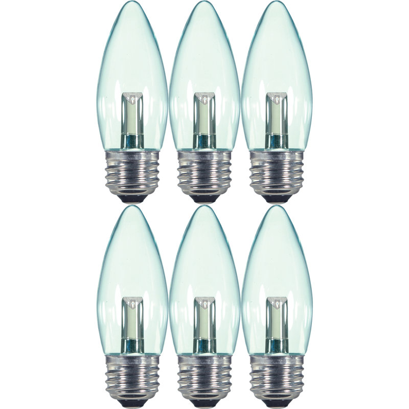 1,4 W (équivalent à 15 watts), ampoule DEL B11, à intensité variable, culot moyen E26 (standard)