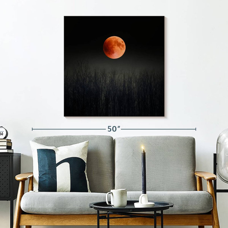 Oberle Mystical Blood Moon, 30" H x 30" W