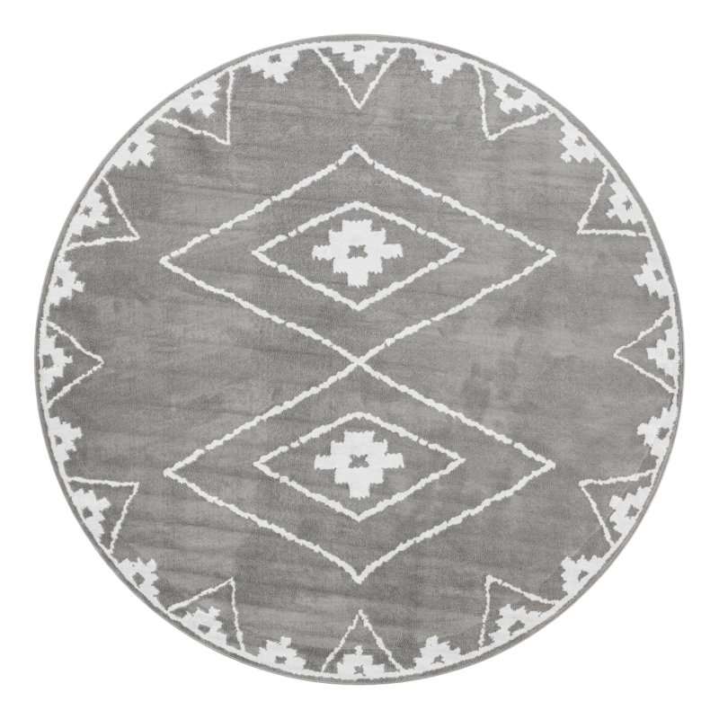 Tapis Latitude Run® Vefsna Latitude Gris, Rond 10 pi
