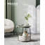 Sandris End Table with Built-In Outlets