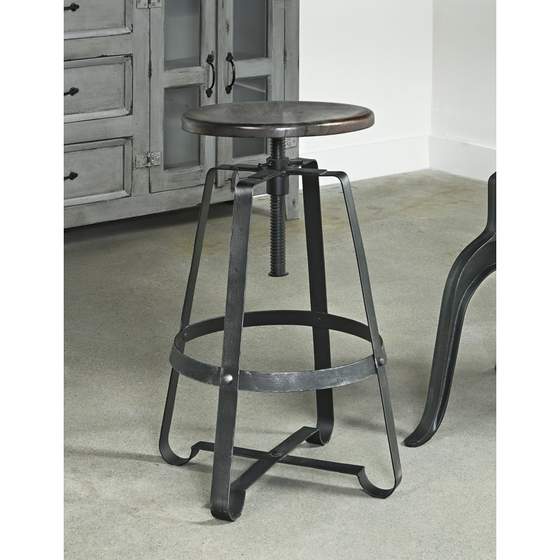 Tabouret pivotant à hauteur réglable