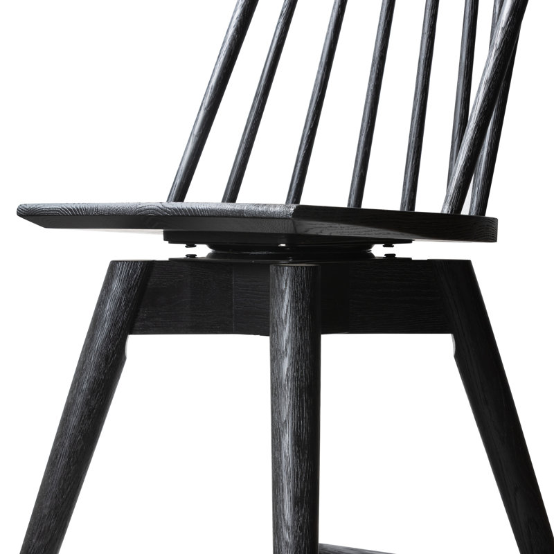 Lewis Swivel Solid Wood Stool, Bar Stool ( 29.29" Seat Height)