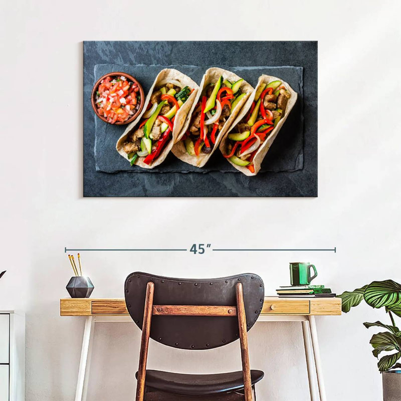 Yarlin Tacos De Cerdo, 26" H x 39" W
