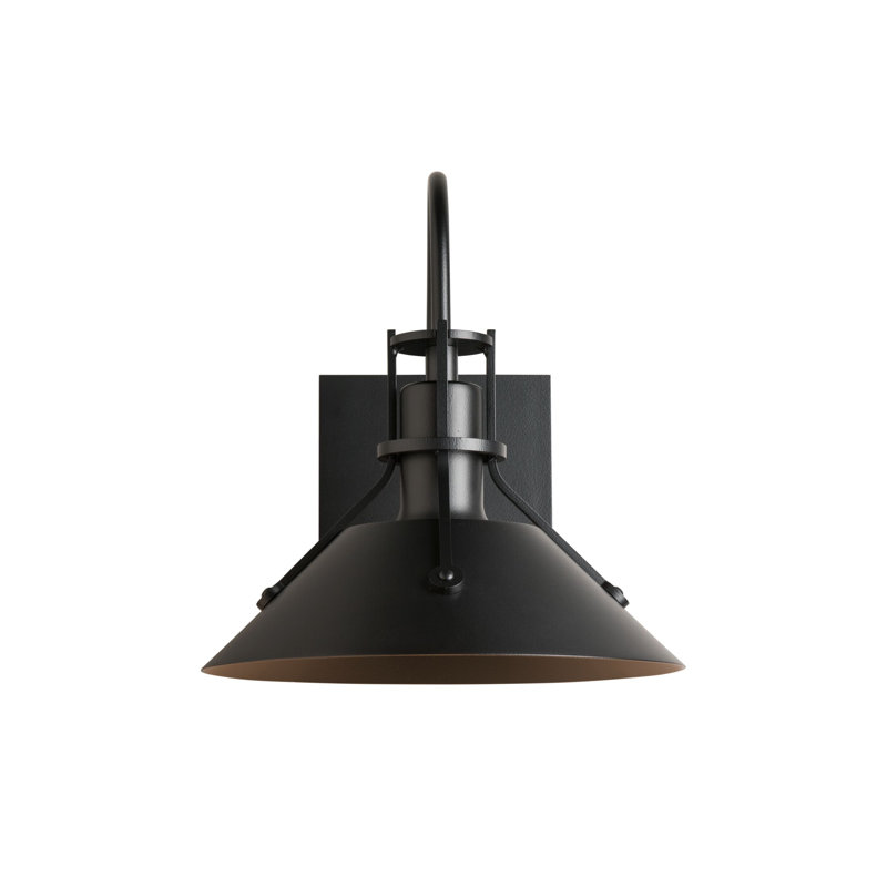 Henry 1 - Light Aluminum Outdoor Barn Light, Coastal Black, 10.5" H x 9.2" W x 10.4" D