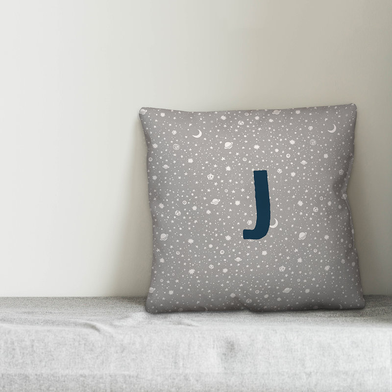 Throw Pillow, J