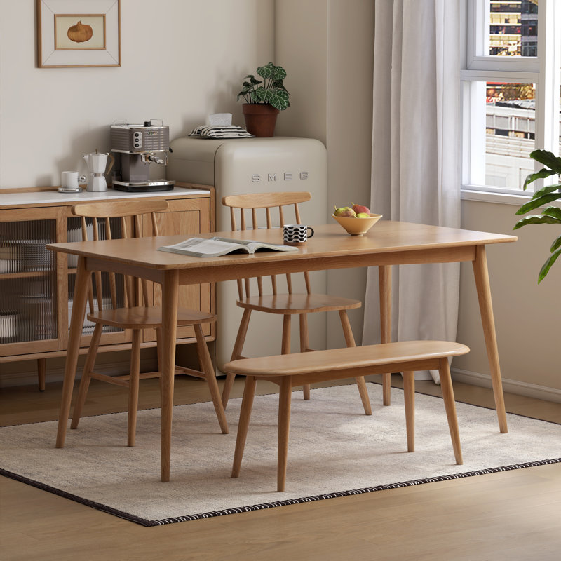 Solid Wood Bench, Oak