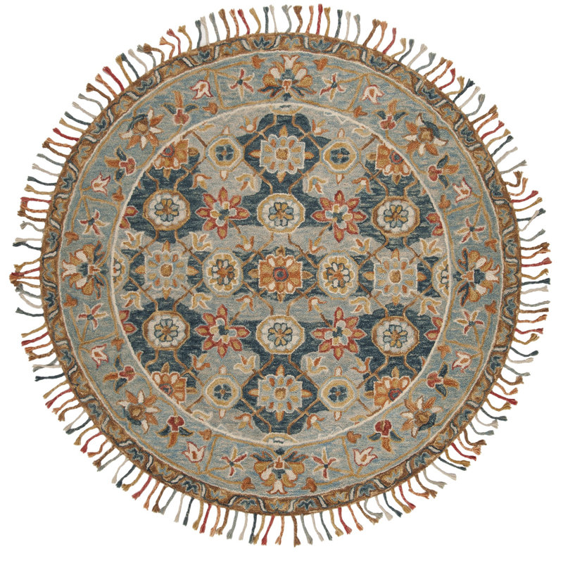 Amherst Performance Geometric Rug, Round 7'
