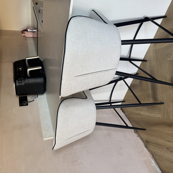 ScanMod Design Ansel Breakfast Bar Stool Luxury Fabric