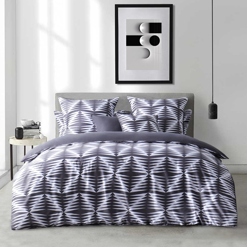 Chevron / Zig Zag Duvet Cover, 155 x 220 cm - 1 Pillowcase (80 x 80cm)