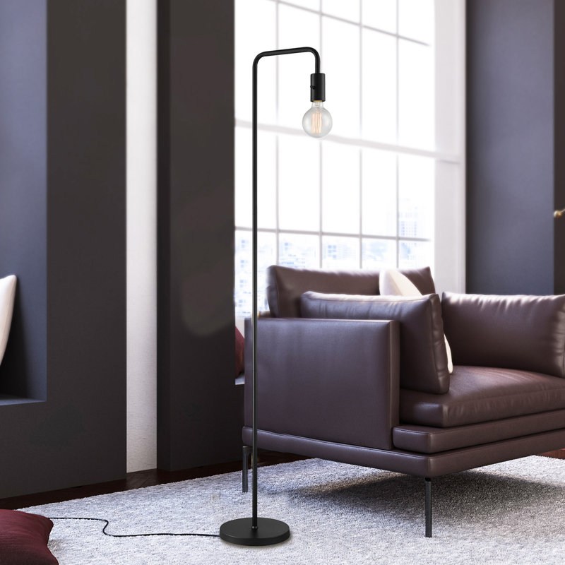 Lampe sur pied 61,5 po Ayseni, Noir