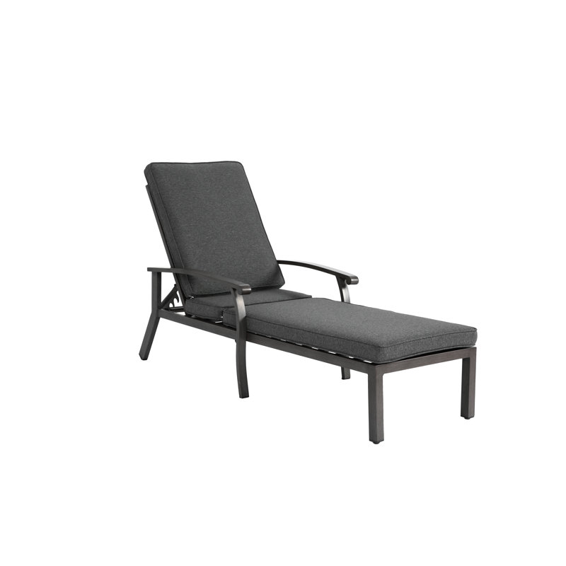 Aluminium Cast Lounge Chair, Gray
