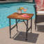 Table d'appoint en bois massif Frankston