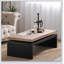et table de salon en bois naturel et polyvalent Table basse à 2 niveaux Table de table en bois