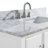Ewen 48" Single Bathroom Vanity with Carrara Marble Top-25066082-25066081-25066083