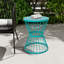 Table d'appoint en fer avec forme de sablier-1290828858