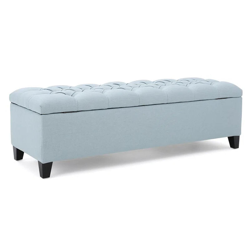 Repose-pieds avec rangement Glouster V2, Bleu
