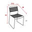 Surprising Outdoor Teak Dining Side Chair-366102506