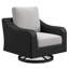 Fauteuil pivotant d'extérieur avec coussin Gennelle